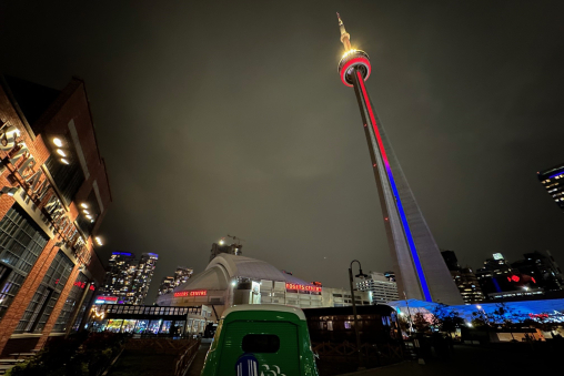 DACHSER &KOLB: Skyline von Toronto bei Nacht